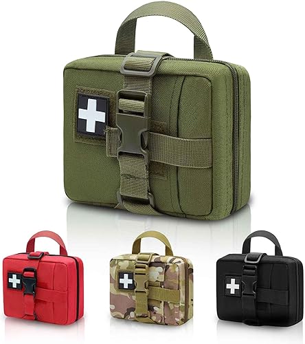 Vista 9 de Upgrade Molle Rip Away Ifak Pouch, Tactical Small Belt First Aid Pouch Medical Utility EMT Pouch Only SIMPLECP