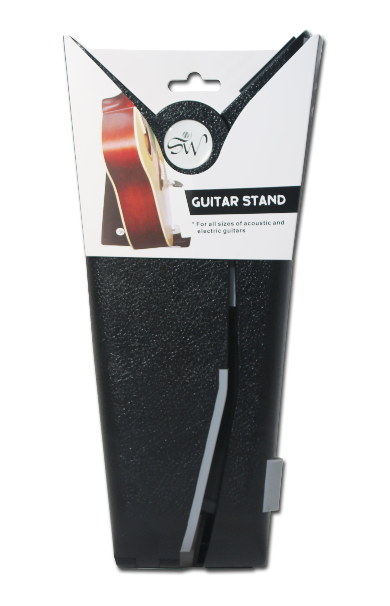 Martin Smith Akustikgitarre mit Gitarrensaiten, Gitarrenplektren & Gitarrengurt - Natürlich & tragbare Klappgitarrenständer klassischen Gitarrenständer Akustikgitarrenständer und E-Gitarrenständer