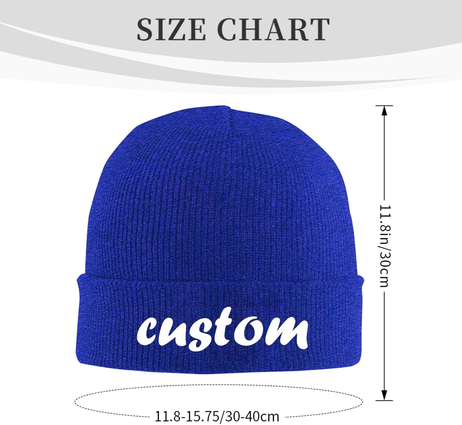 Custom Beanie Hat Personalized Winter Hat Beanies for Men & Women Design Your Own Text/Logo/Image image 3