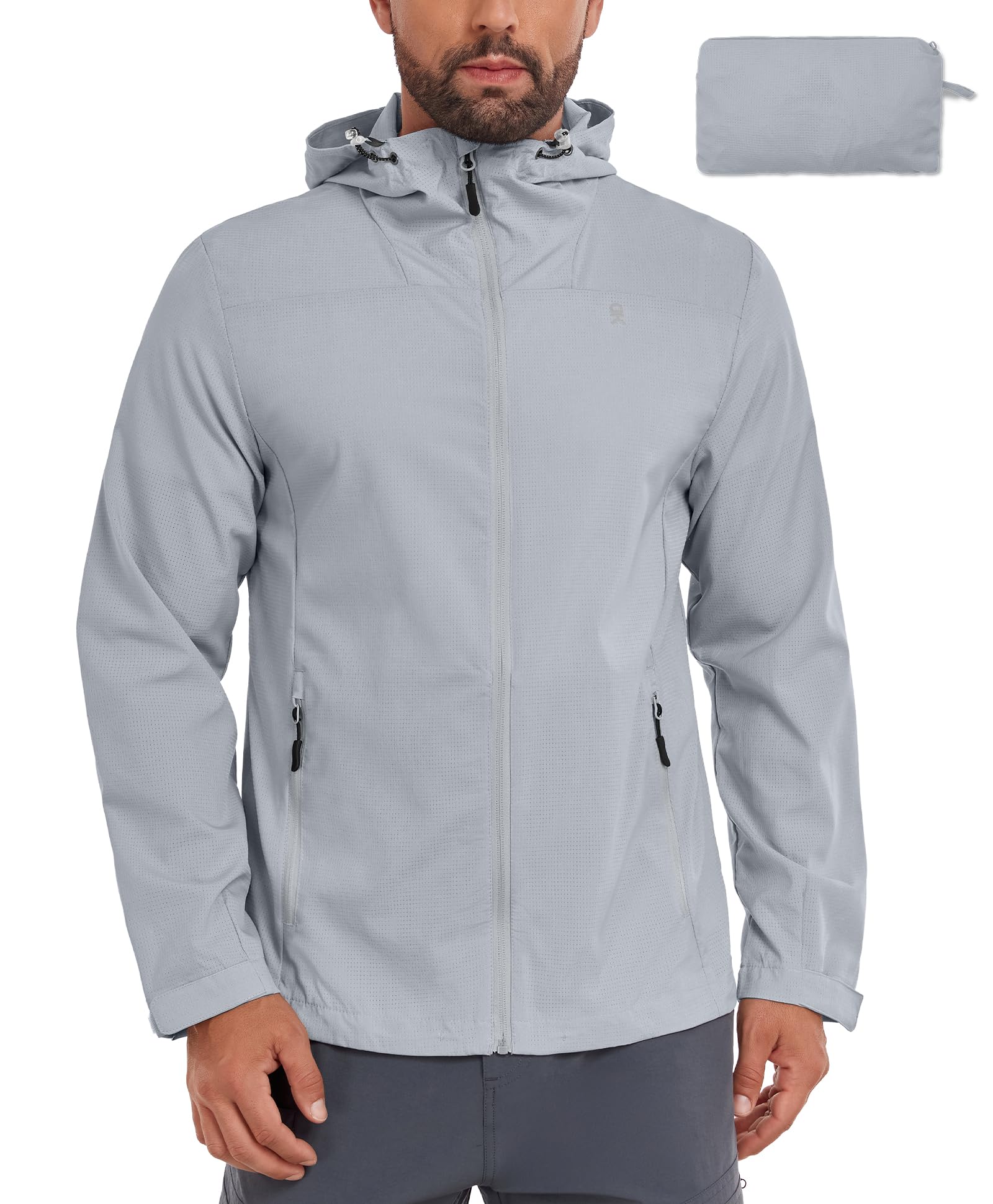 Little Donkey Andy Men's Full Zip Hooded Jacket
