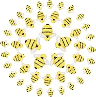 Vista 8 de FOIMAS Adorno plano de resina Bee Daisy, Resina