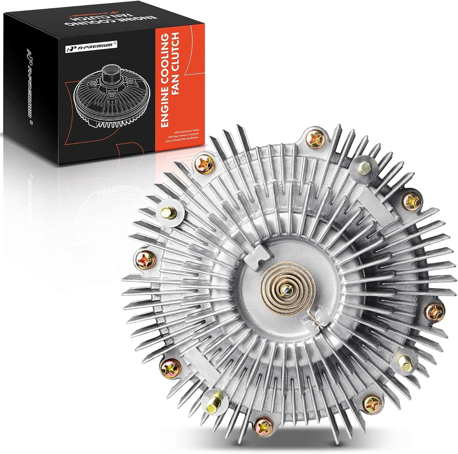 A-Premium Engine Cooling Fan Clutch Compatible with Toyota 4Runner 1995-2000 2.7L, T100 1994-1998 2.7L, Tacoma 1995-2001 2.4L 2.7L Engine, Replace# 1621075060