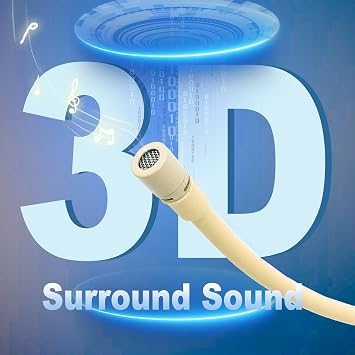 Single Headband Microphone Compatible with Shure Wireless Transmitter, Beige Omnidirectional Condenser Microphone (Mini XLR TA4F Female)
