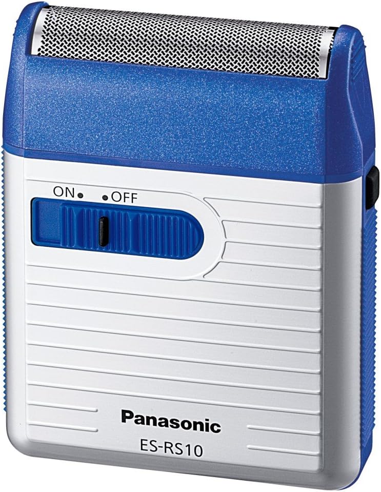 Panasonic Men's Shaver for Traveler ES-RS10-A Blue | DC3V (2 x AA Alkaline) (Japan Model) by Panasonic