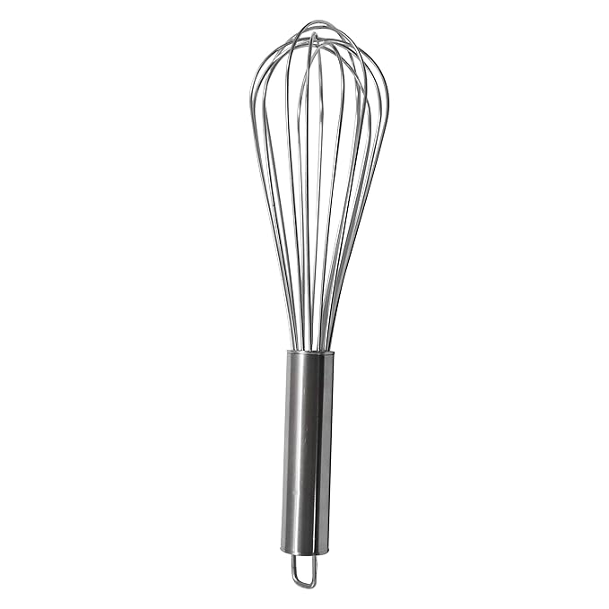 Buy HomeEZ Chef’s Quality Whisker Hand Blender Wire Whisk for Kitchen (Stainless Steel, 12 Inch