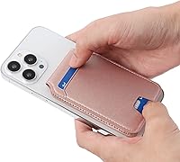 Vista 9 de Cavor Compatible con Magsafe - Cartera magnética para iPhone 17/16 Pro Max/14 Pro/15/14 Plus/13/12 Mag, funda de crédito para iPhone 15/13/12, rosa