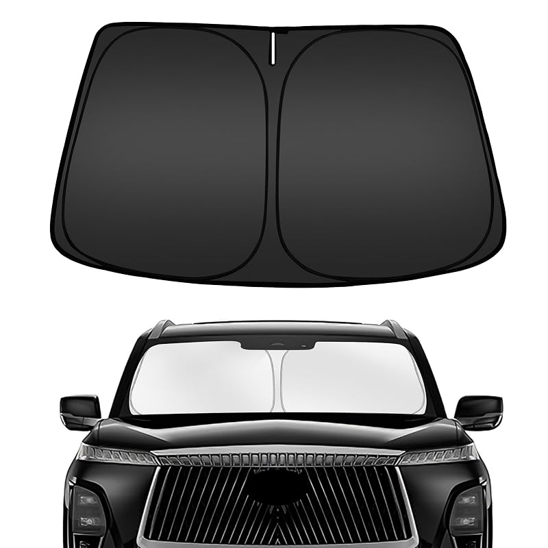 Protetor solar dobrável para para-brisa ARISMOTOR compatível com Infiniti QX80 2025 a 2027