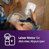 Philips Avent - Tire-lait électrique double, qualité hospitalière et moteur rechargeable, inspiré par la tétée naturelle de bébés, trousse de transport, modèle SCF398/31 - 6