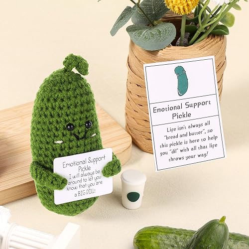 Vista 40 de BOXOB Mini pingüino positivo divertido, 2.6 pulgadas, lindo juguete de pingüino de punto con tarjeta positiva, muñeca de ganchillo de pingüino Negro