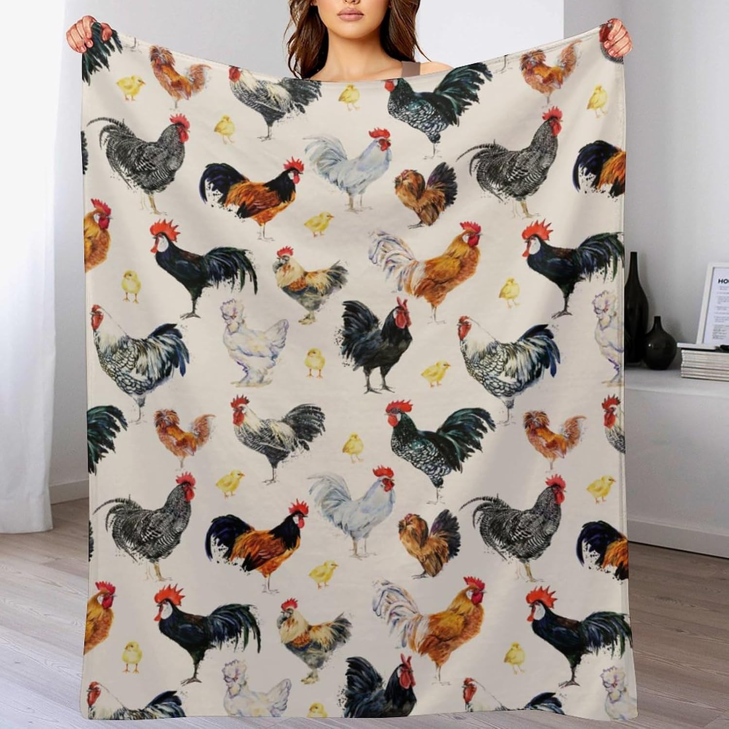 Chicken Blanket for Boys Girls, Chicken Lovers Gifts