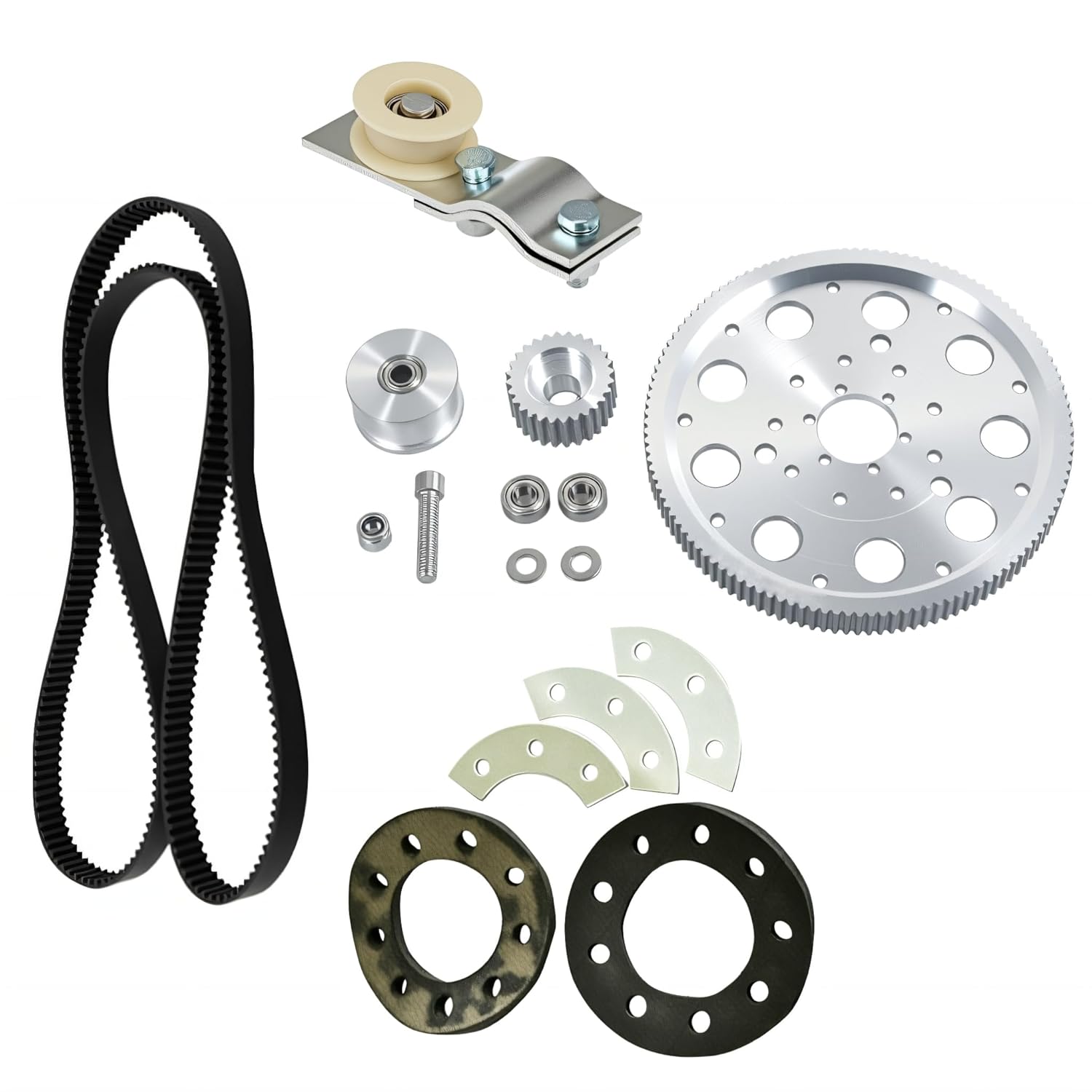415 Chain to Belt Drive Conversion Kit for 2 Stroke 66cc 80cc Motorized Bike Bicycle Engine Kit