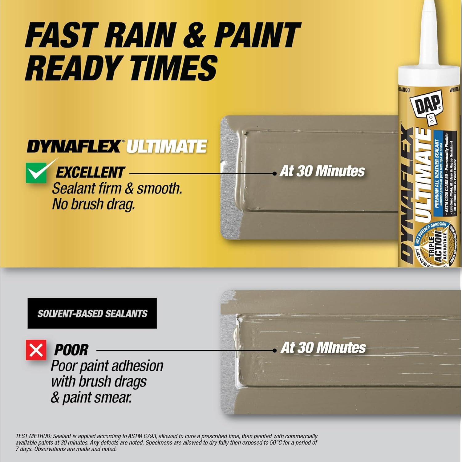 DAP Dynaflex Ultimate White 10.1 oz. Clear Premium All Weather Exterior Window, Door, Siding and Trim Sealant (12-Pack)