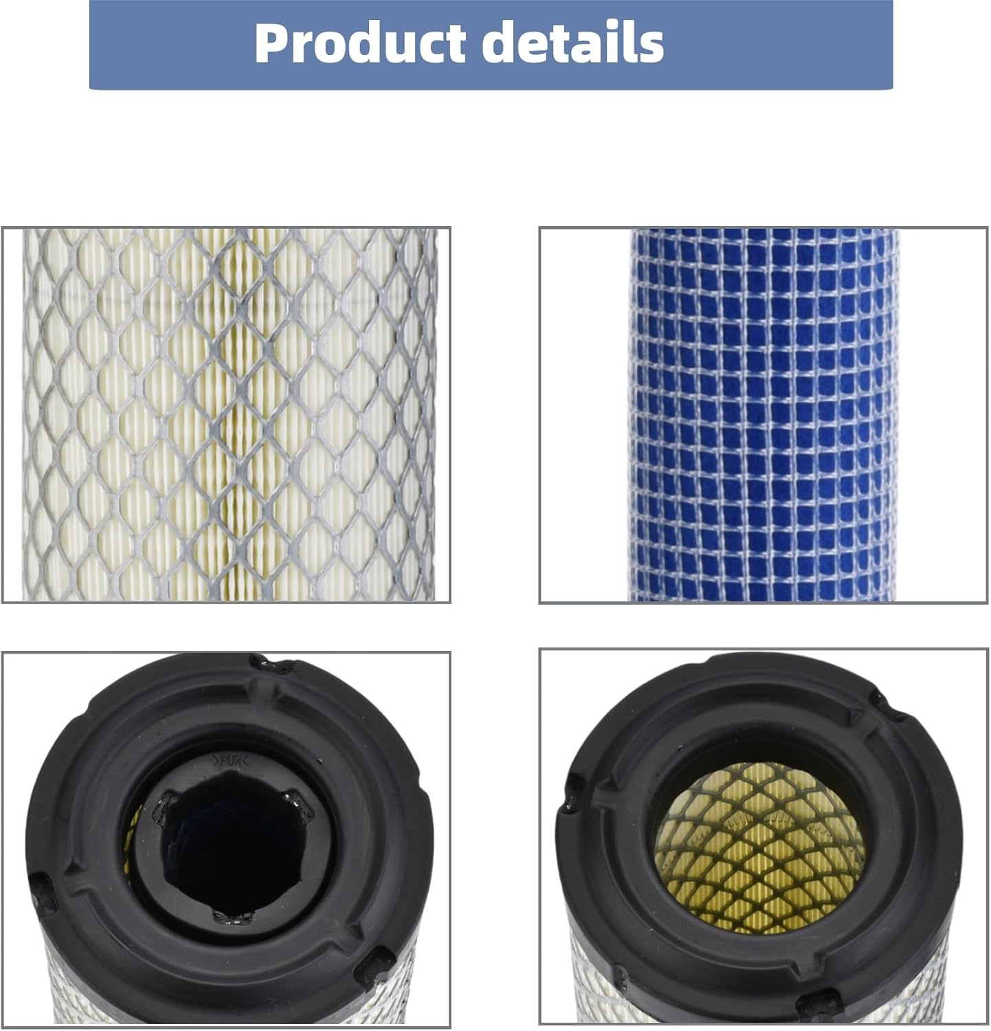 40049450 Air Filter Kit Compatible with LS J2020H J2023H J2030H MT125 MT225E MT225HE MT225S S3010 XG3025 XJ2025 Replace A1190168