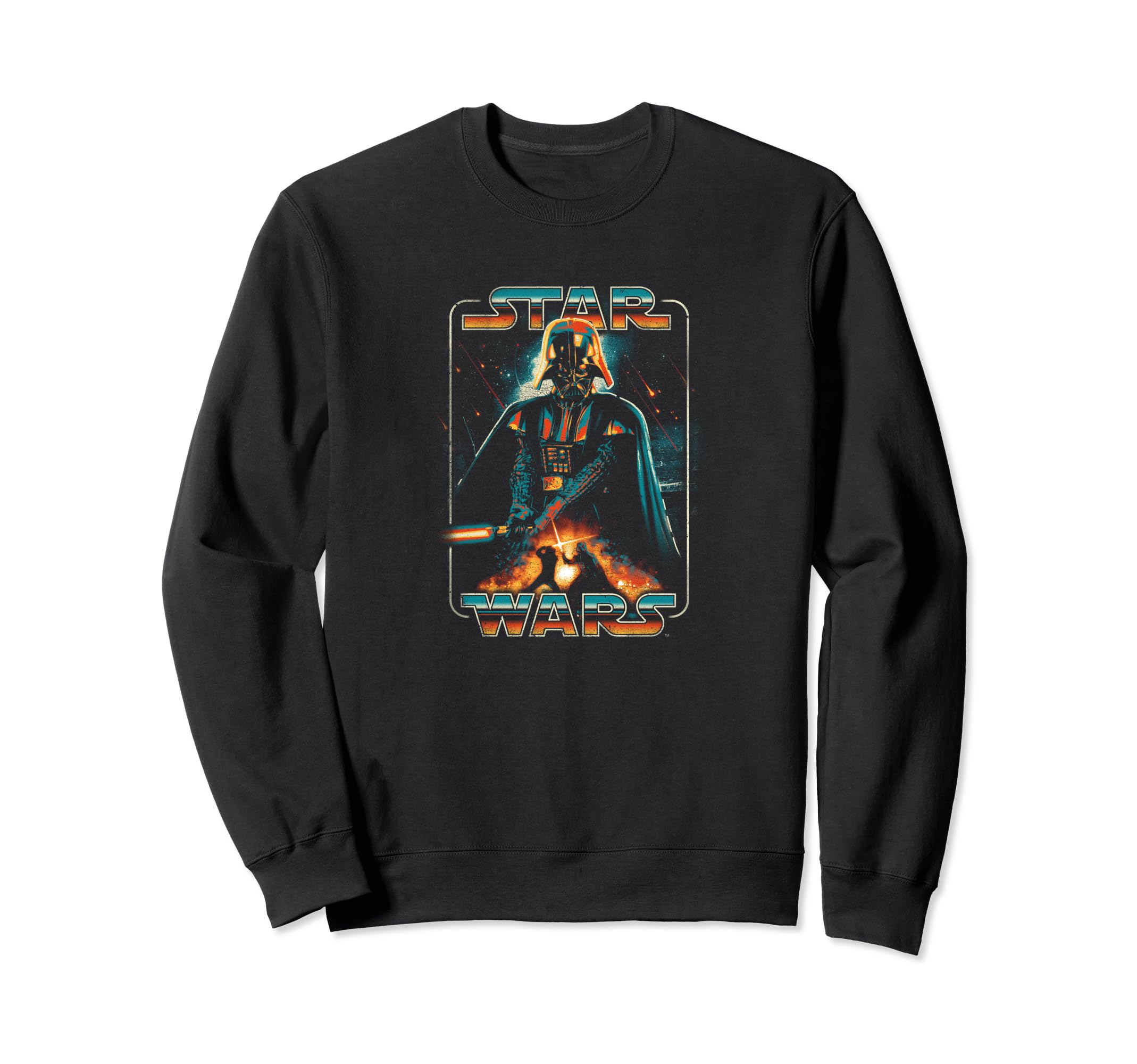Sweatshirt Star Wars Darth Vader au design graphique soigné et finitions premium