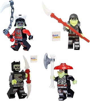 LEGO Ninjago Core 4 Bone Army Combo Pack - King, Hunter, Warrior and Knight