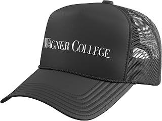 Wagner College Seahawks Trucker Hat with Adjustable Mesh Back