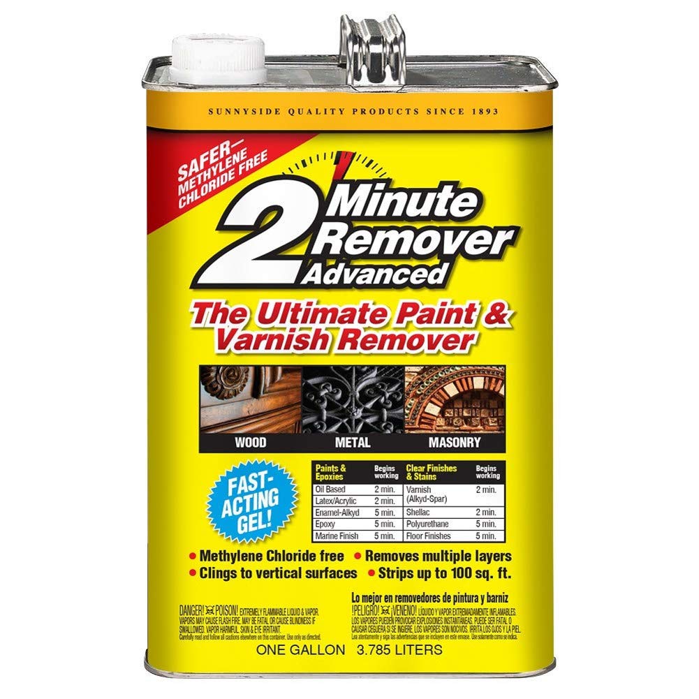 Sunnyside Corporation 2 Minute Remover Advanced Paint & Varnish Remover, 1 Gallon - Gel