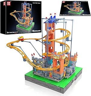 Mould King 11023 Castle Roller Coaster Building Kit – 2584+ PCS Fantasy Amusement Ride with Motorised Features, Dream Park...