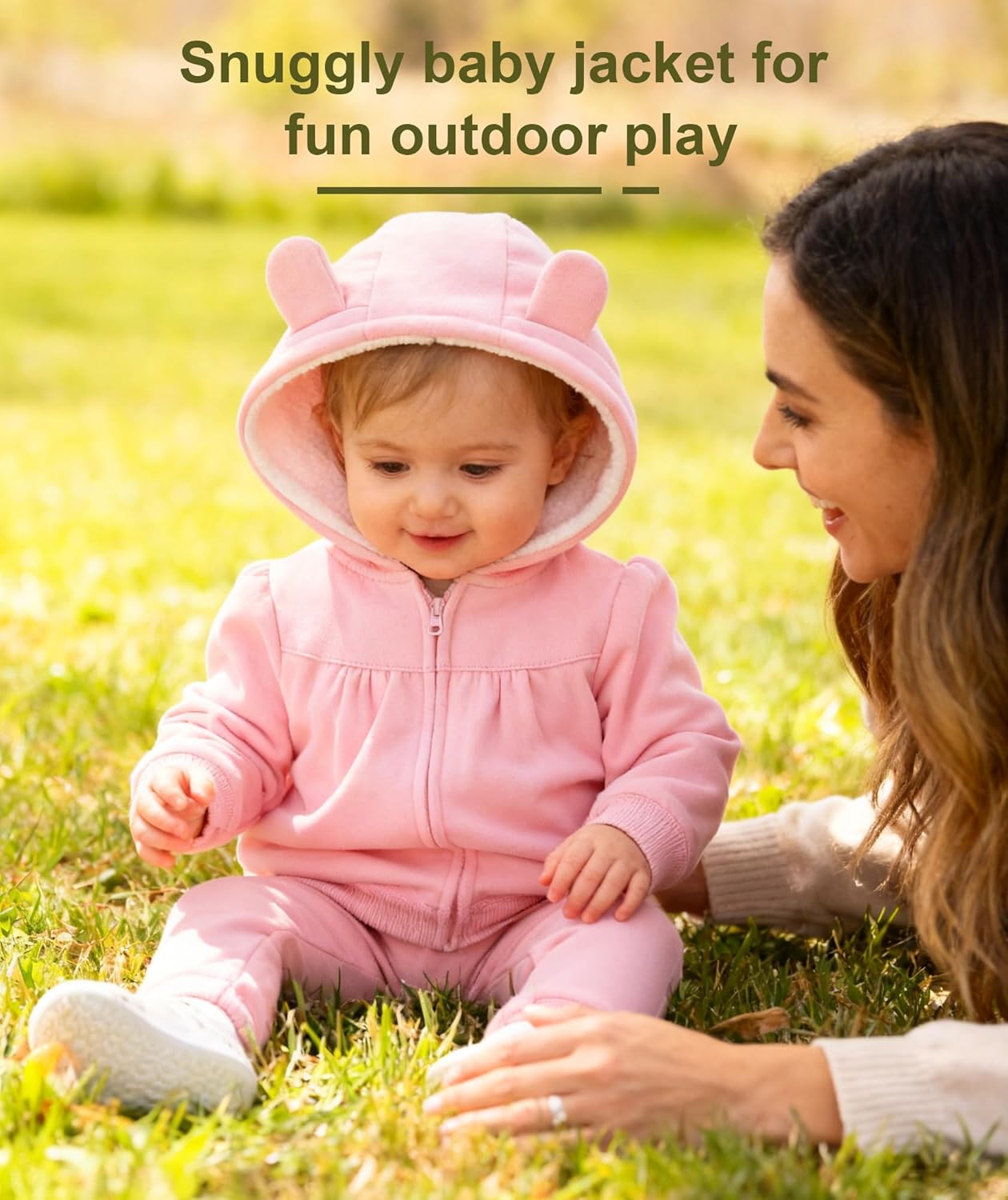 Baby Girls Boys Warm Adorable Hooded Zip Coat for Fall Spring Outerwear 3-24M Kids Jacket - Image 6