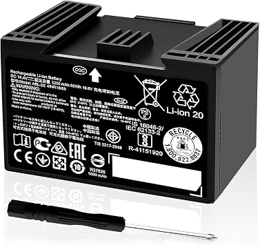 3200mAh for Roomba J7 Battery ABL-D2 Compatible with iRobot Roomba j7 i7 i4 i5 i6 i8 e5 e6 i7 Plus Series, j5+ j7+ j7550 i3+ i4+ i5+ i6+ i7+ i8+ i8550, for irobot Roomba Battery
