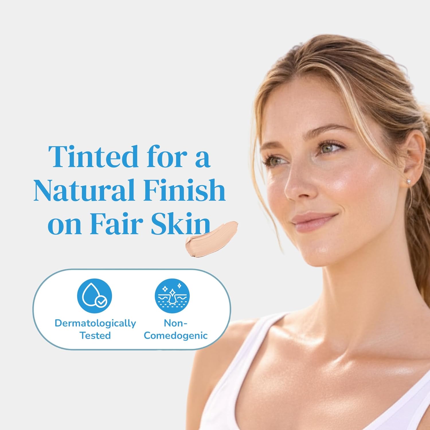 Mineral Face Sunscreen SPF 50, Tinted Aussie Zinc Oxide Sunblock, Hydrating Hyaluronic Acid, Reef Safe, Natural, Organic, Vegan, Australian Made, Ultra Nourishing, Unscented, 100g 3.4oz