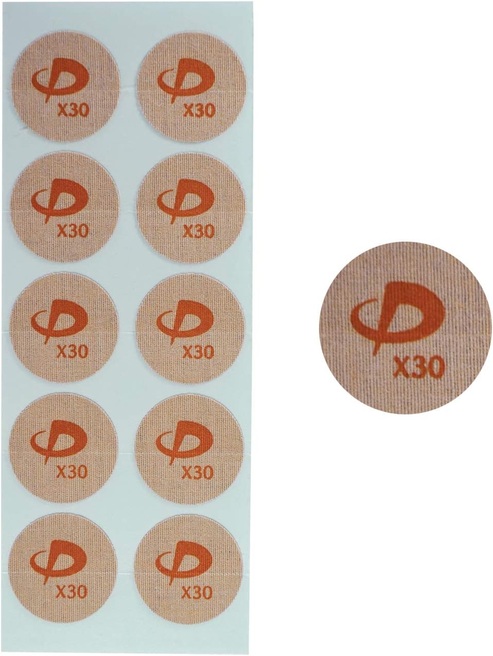 Phiten X30 Titanium Power Tape Discs (50 Discs)