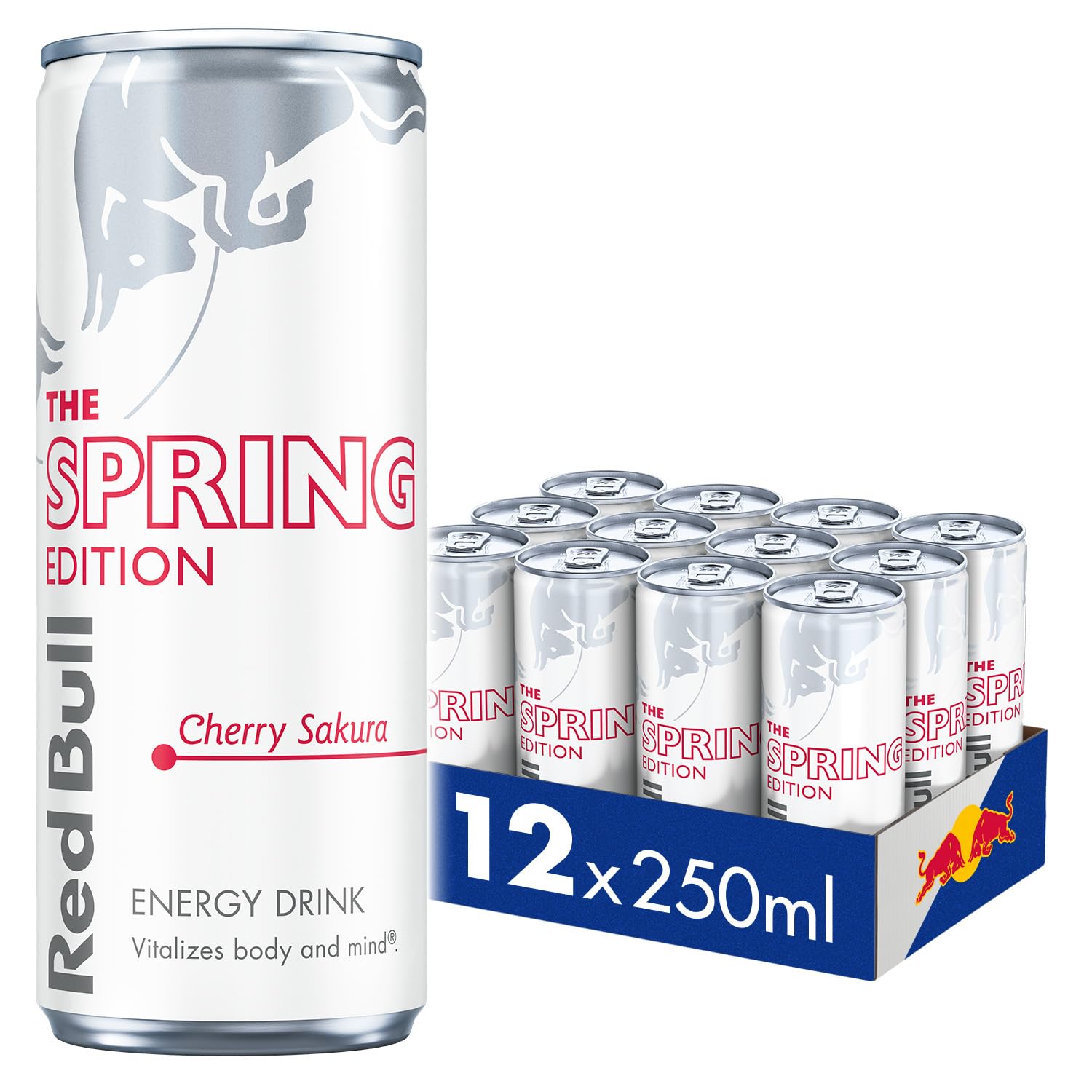 Red Bull Cherry Sakura Spring Edition 250ml, 12 cans