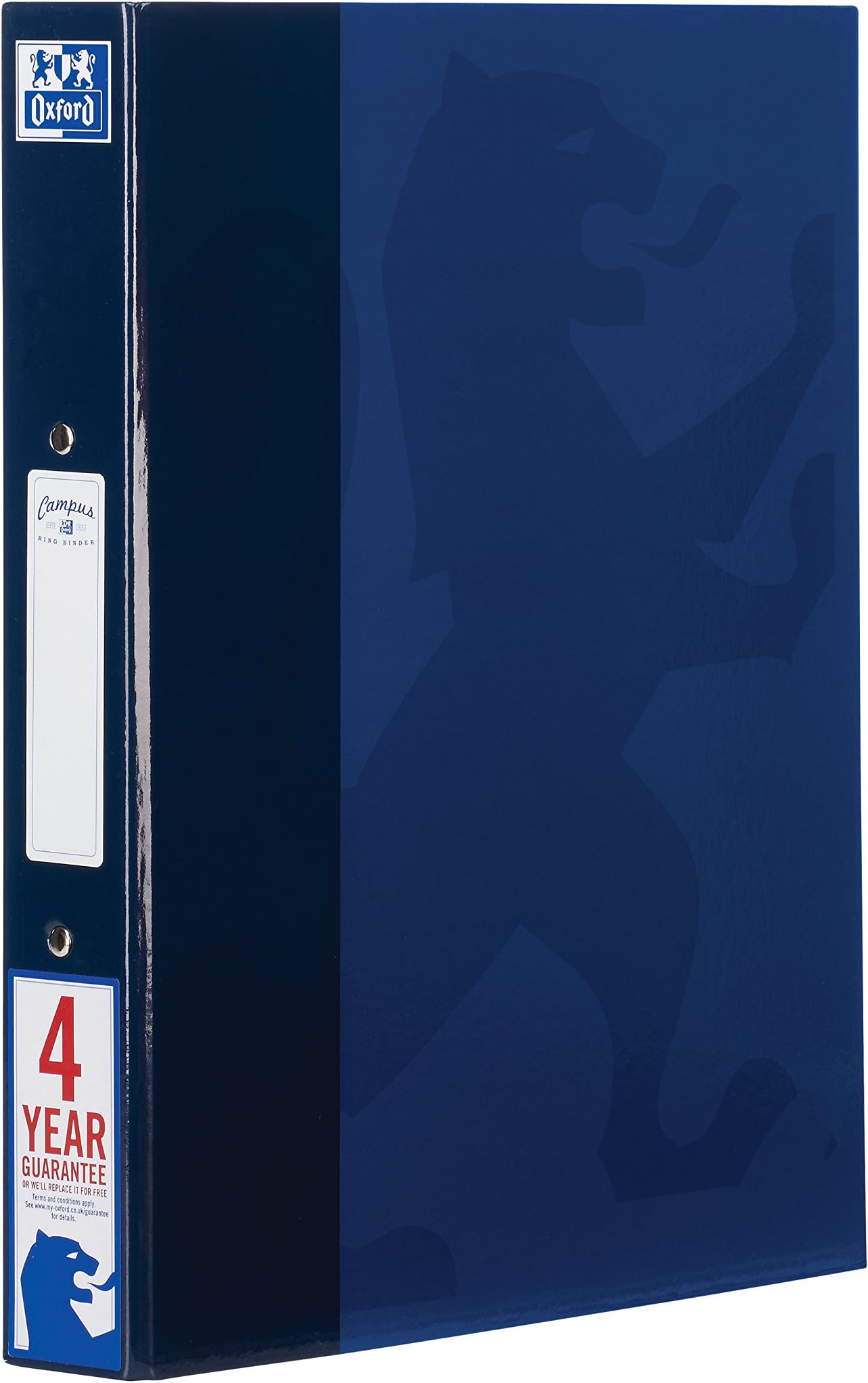Oxford Campus A4 Ring Binder, 25 mm - Navy