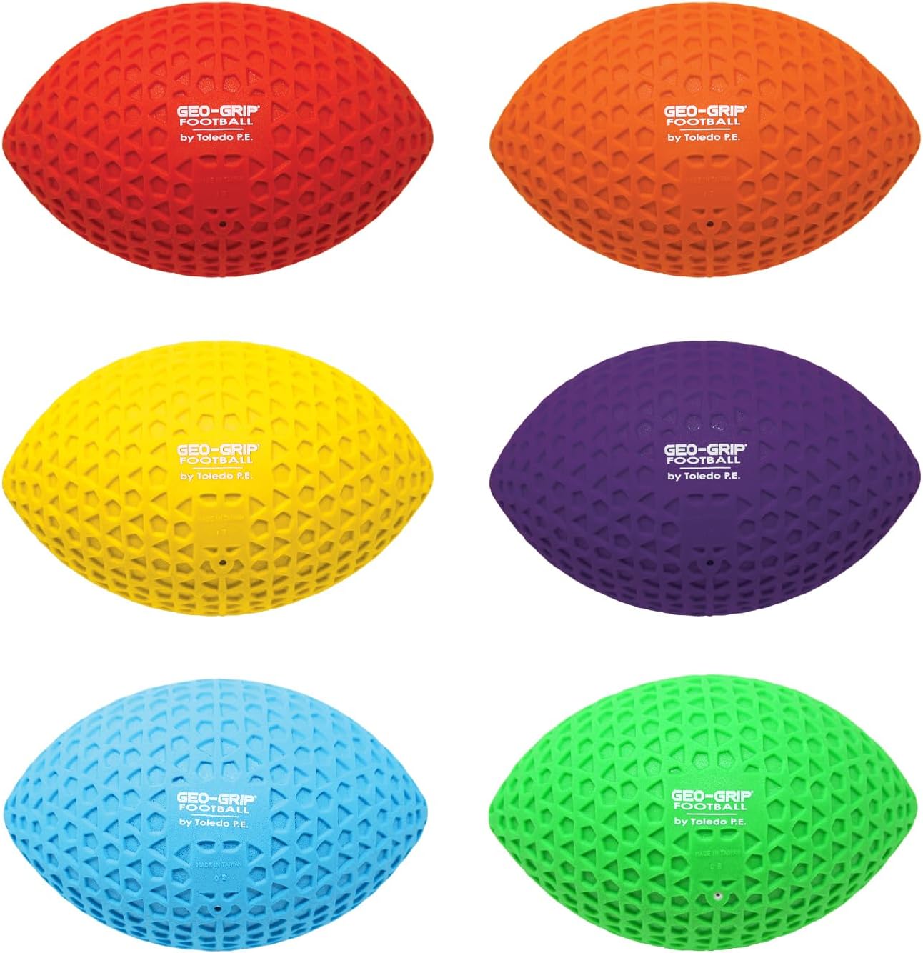 Geo-Grip Footballs Set of 6
