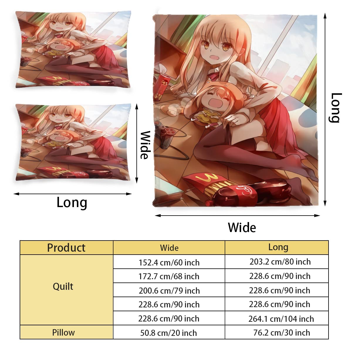 Amazon｜3点セット 干物妹！うまるちゃん (4) 寝具カバーセット ふとん