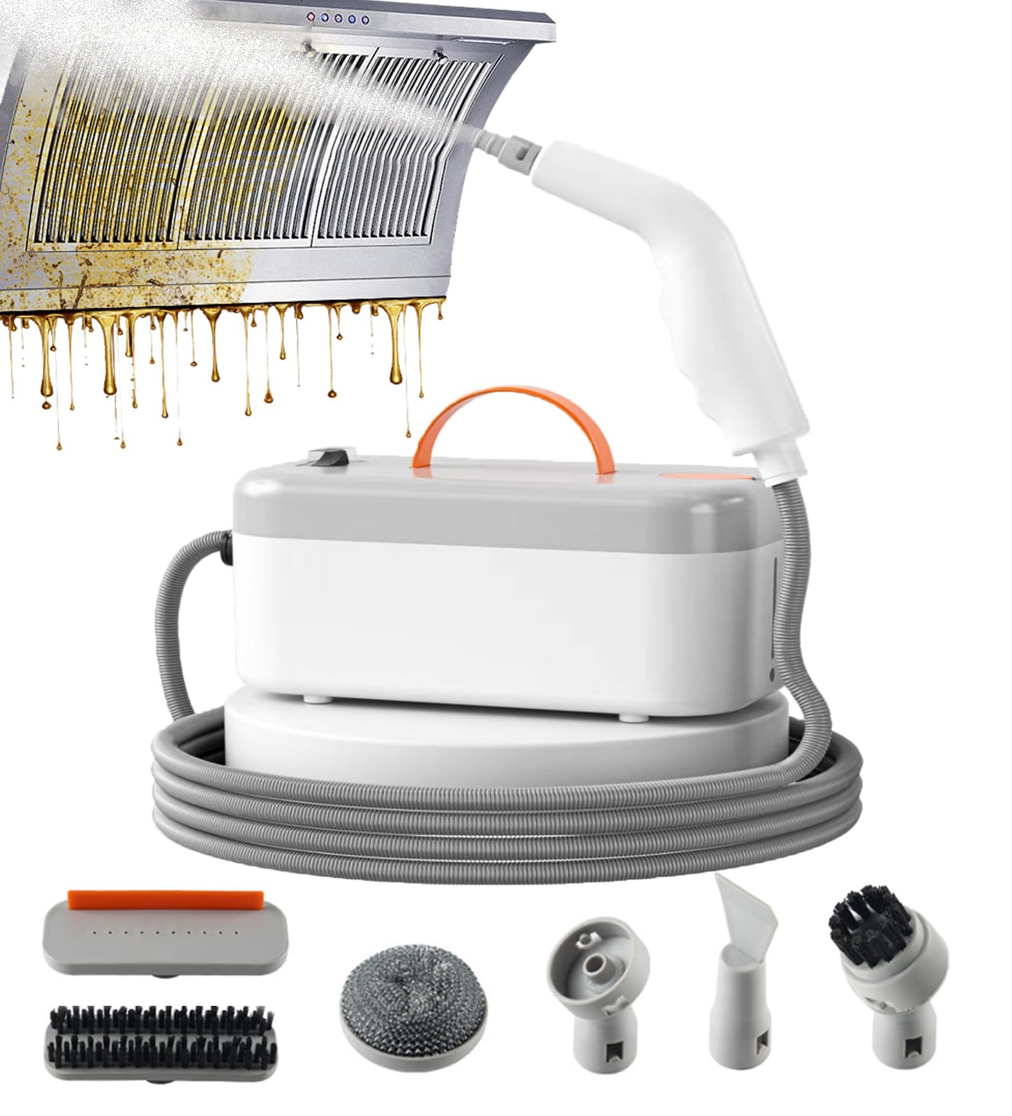 Portable Steam Cleaner for Home Handheld Steamer for Cleaning Car Auto Detailing Small High Pressure Steam Cleaner with