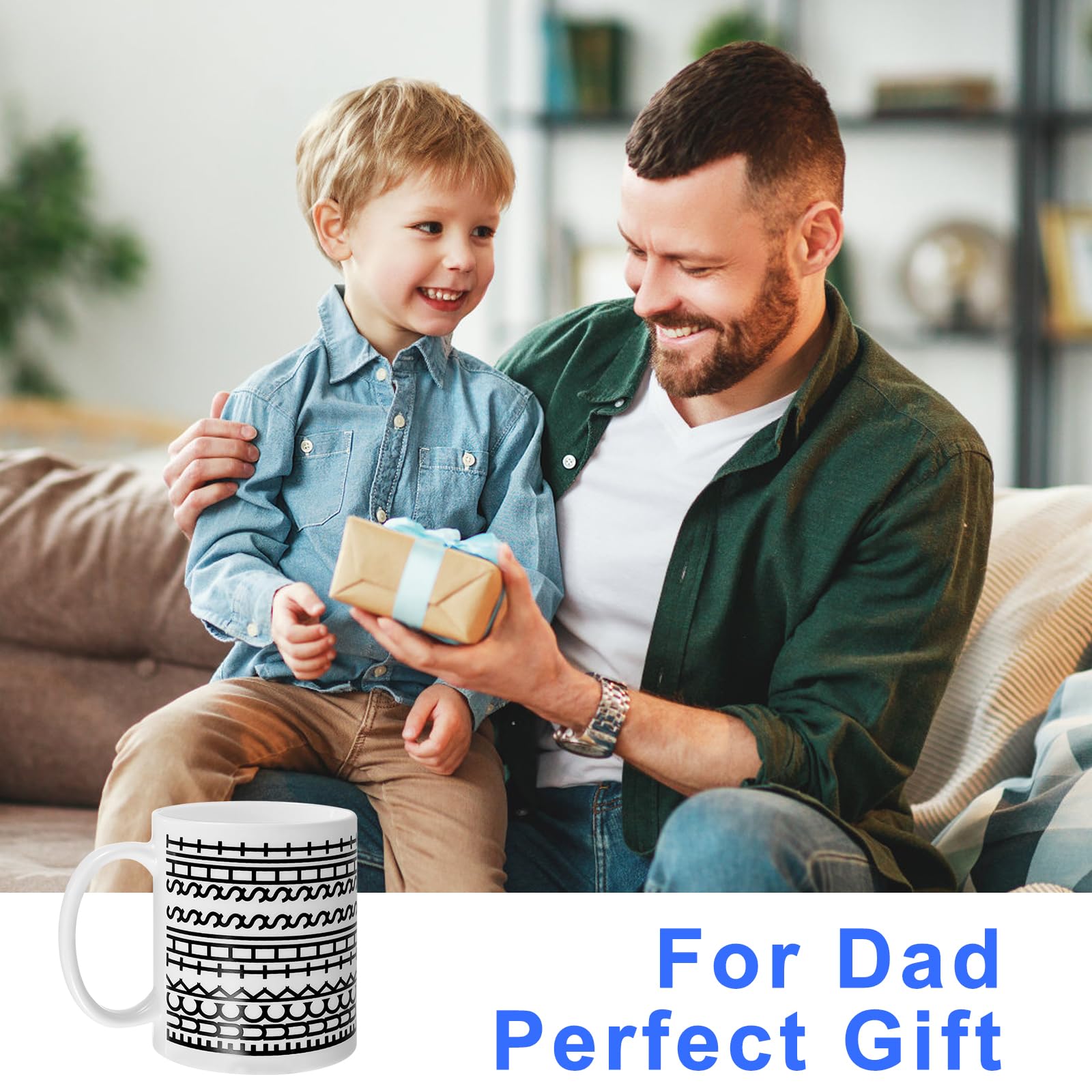 Birthday Gifts for Women，Funny Gag Gifts for Men, Hidden Message Ceramic Coffee Mug, White Elephant Gifts, Unique Office Prank Gag Gifts for Coworkers Coffee Lover