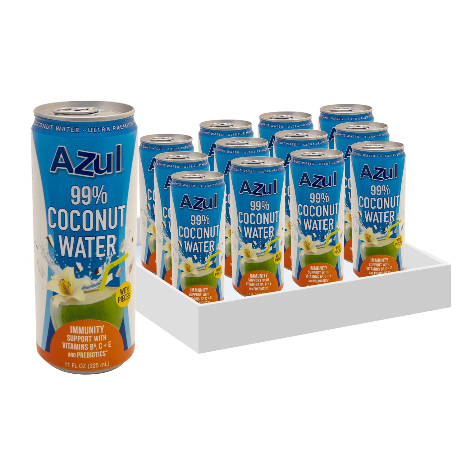 Amazon.com : Azul 99% Coconut Water with Coconut Water Immunity ...