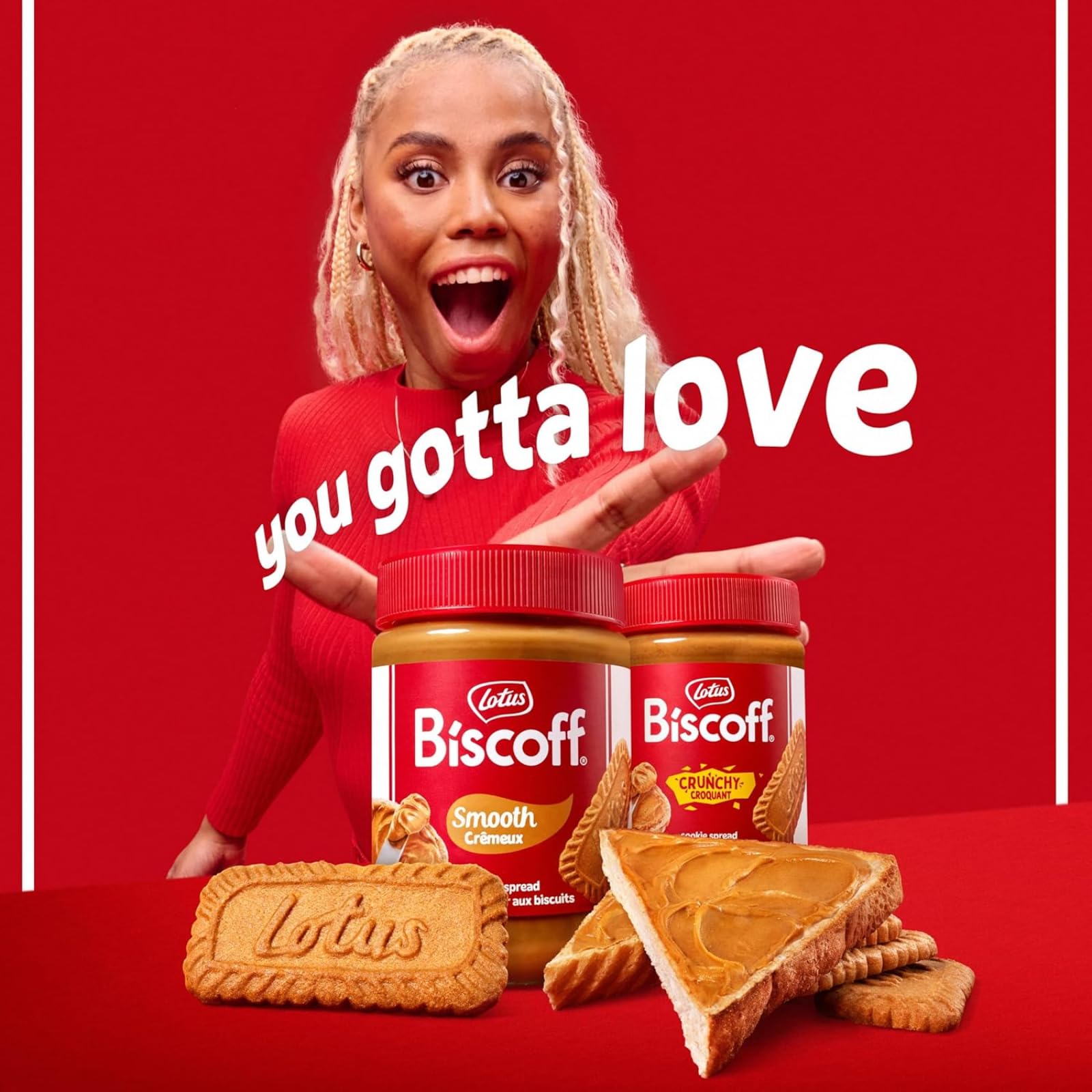 Lotus Biscoff - Sweet Spread - Crunchy - 380g - Pack of 1 - 4