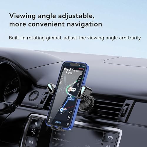 Miniatura 3 de Soporte de teléfono para automóvil, soporte de teléfono para parabrisas de automóvil, ventilación de aire, universal, manos libres, soporte para