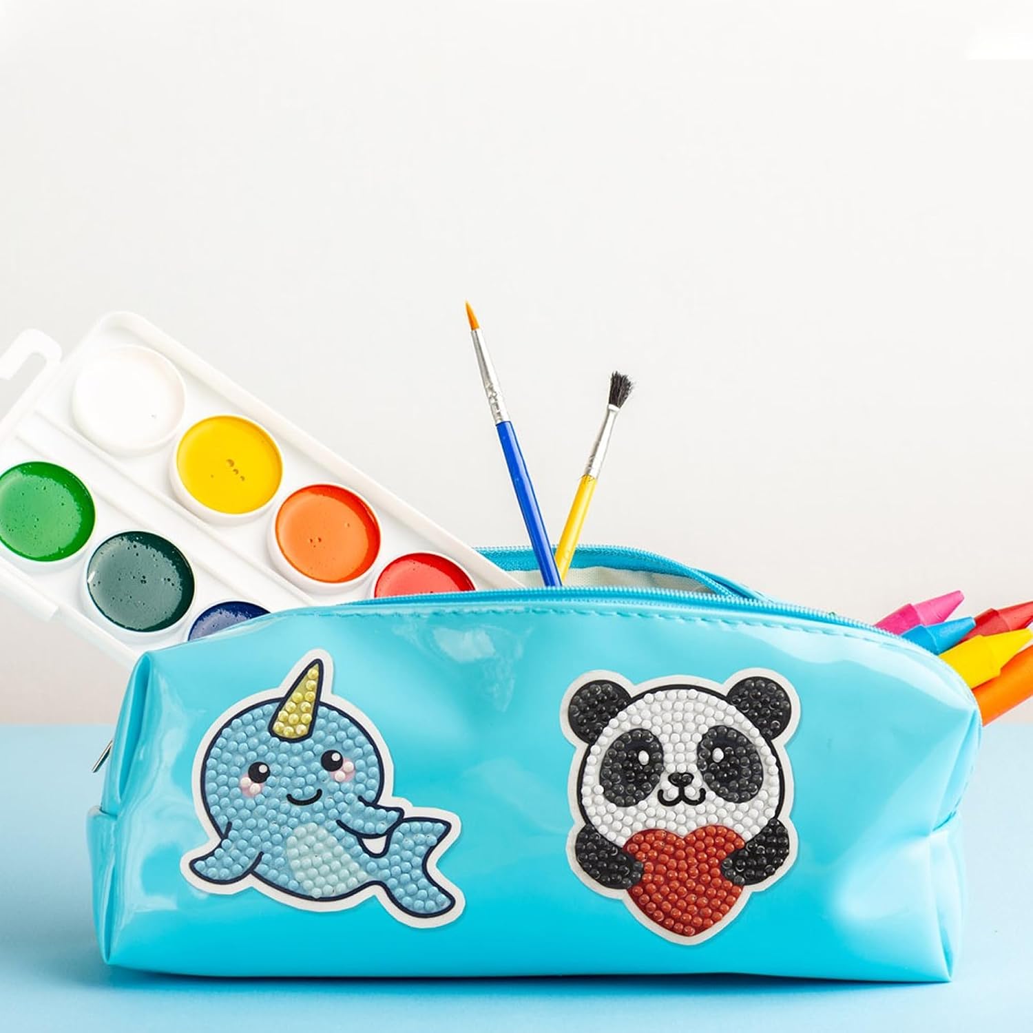 DIAMOND DOTZ Dotzies Love You Chums Stickers Diamond Painting Kits for Kids - Diamond Art Kits a Relaxing Creative Craft Kit with Dotz Gems