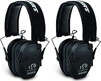 Vista 1 de Walkers Razor - Juego de 2 orejeras electrónicas delgadas (negro)