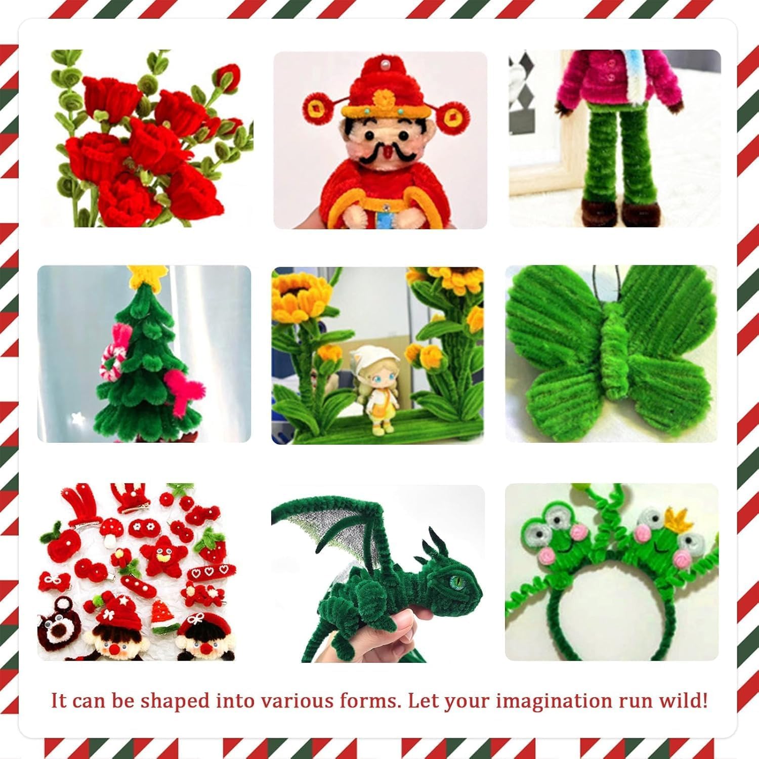 Bolt Bee Pipe Cleaners - Pastel Craft Set (100pcs) -9
