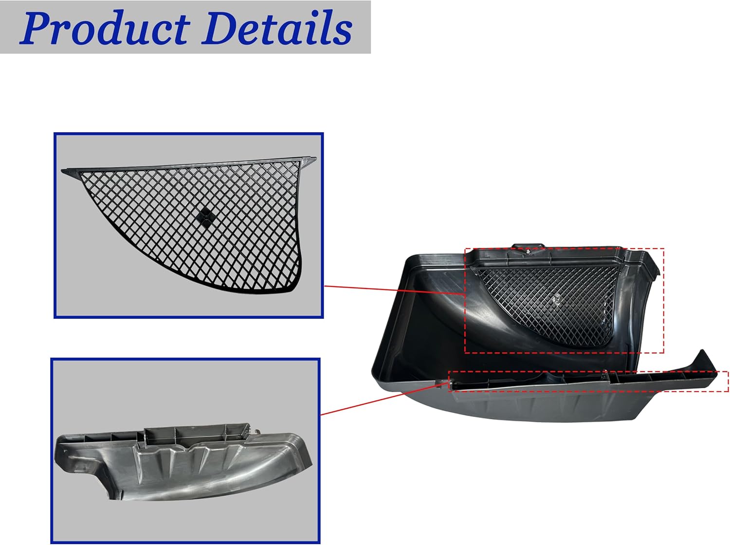 Replacmentparts Double Bagger Cover fits for all HOP made Tractors with 42" And 46" Side discharge decks, 2010 and after Replace oem NO.631-04292 、931-04292