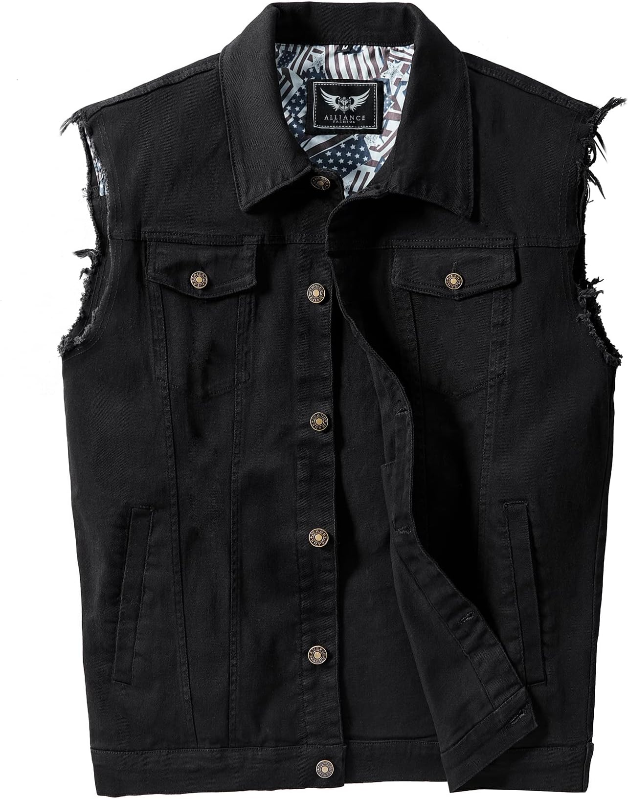 Mens Outerwear-vests Motorcycle