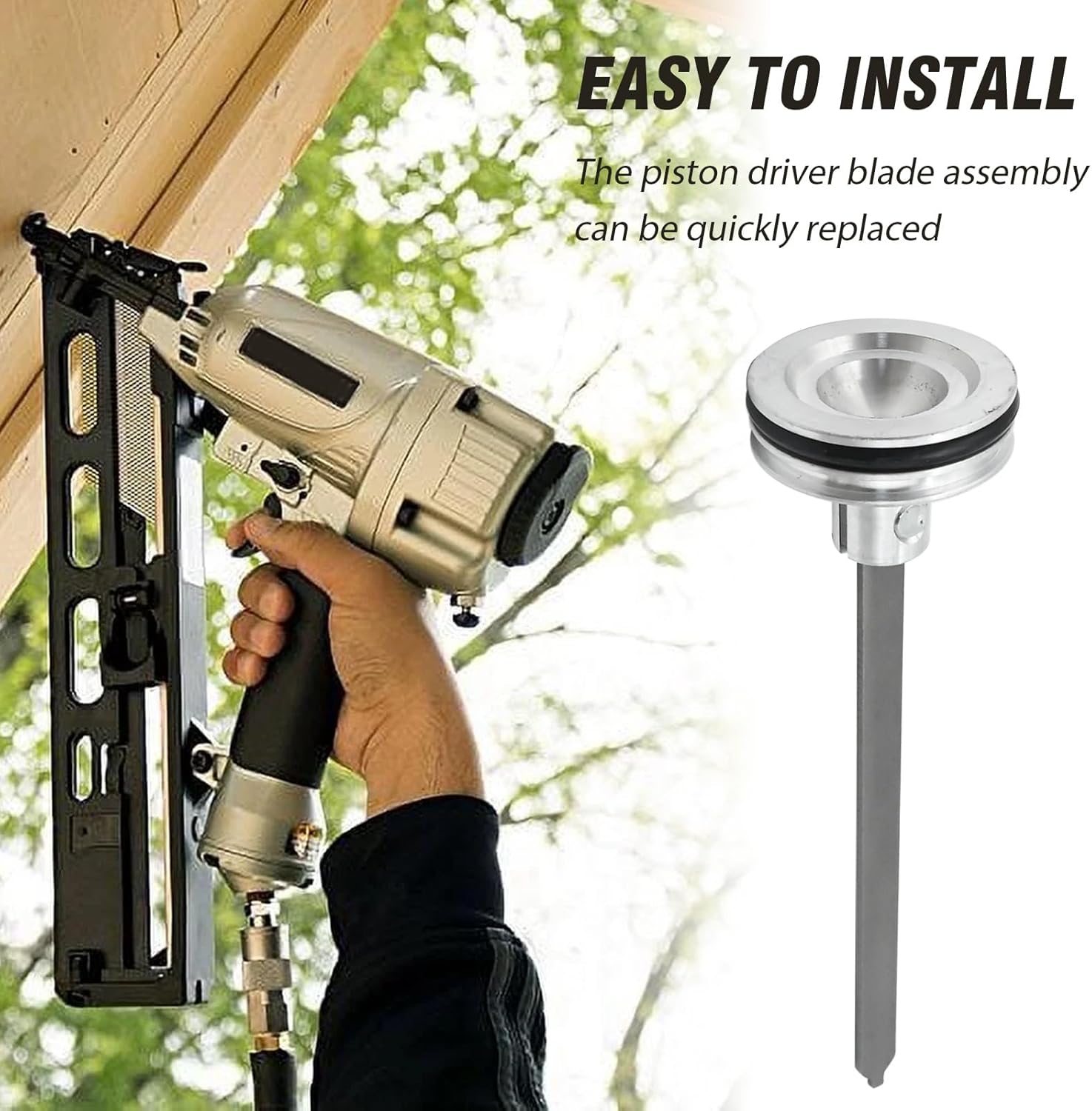 5Pcs 885-667 Piston Driver Blade Assembly Replacement for Finish Nail Gun NT65M2 Replace SP 885-667 Piston Driver Assembly