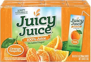 Juicy Juice Orange Tangerine Juice Single Serve Box, 54 Fluid Ounce -- 4 per case.