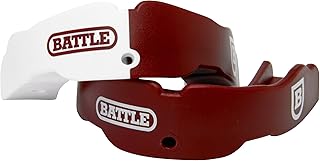 Battle Sports Science 2 Color Youth Mouthguard (2-Pack), Maroon
