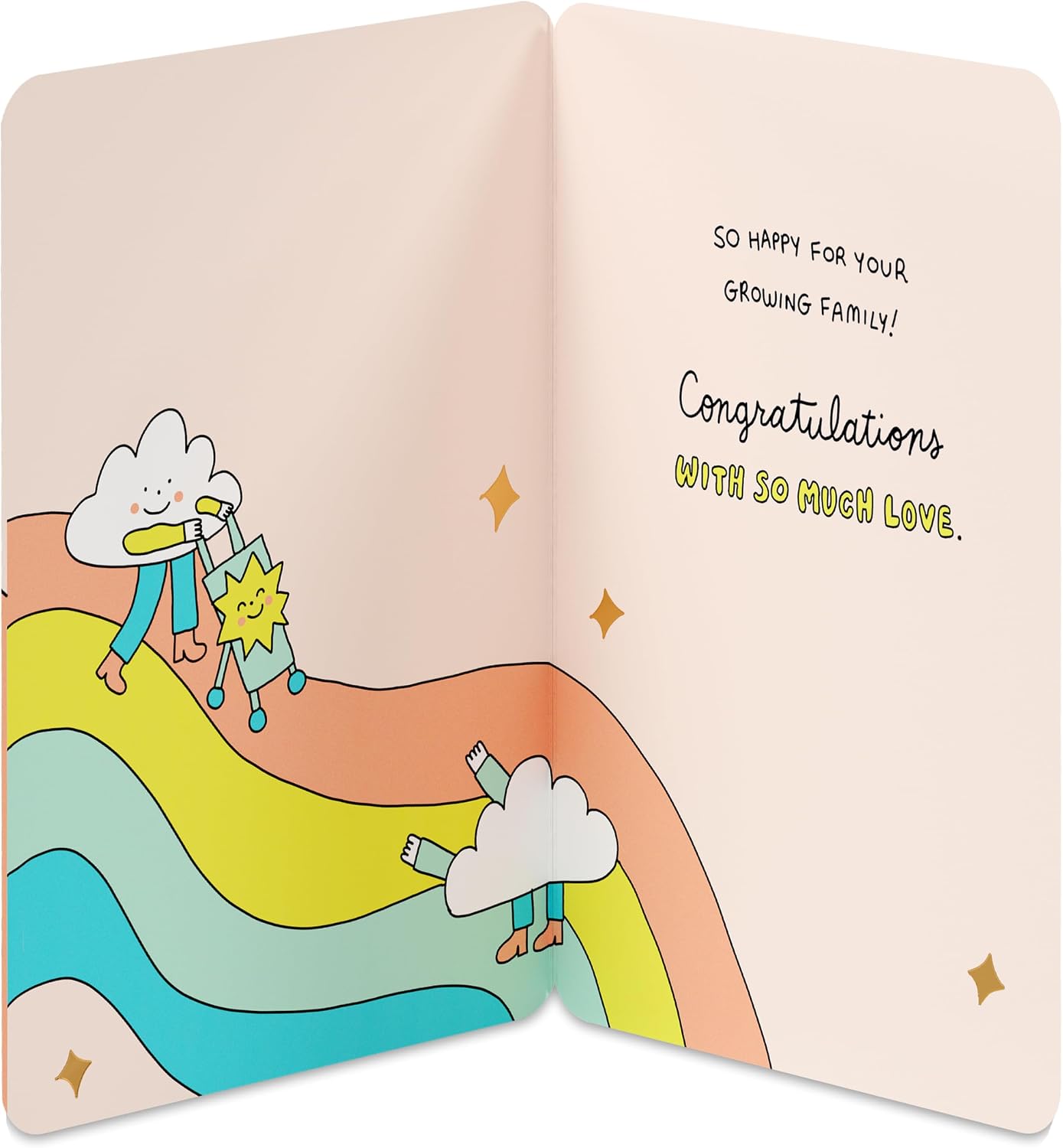 American Greetings Rainbow Congratulations to Two Moms On New Baby (Growing Family)