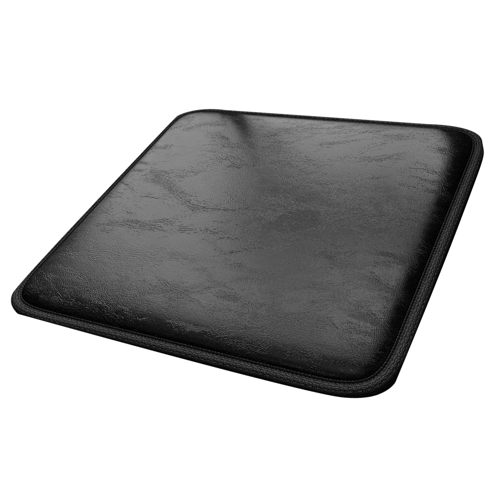 Buxuaaaa Multipurpose Square Stool Cushion Thick PU Leather Surfaces Easy Cleaning Surfaces for Various Furniture Thickened PU Leather Seat Cushion
