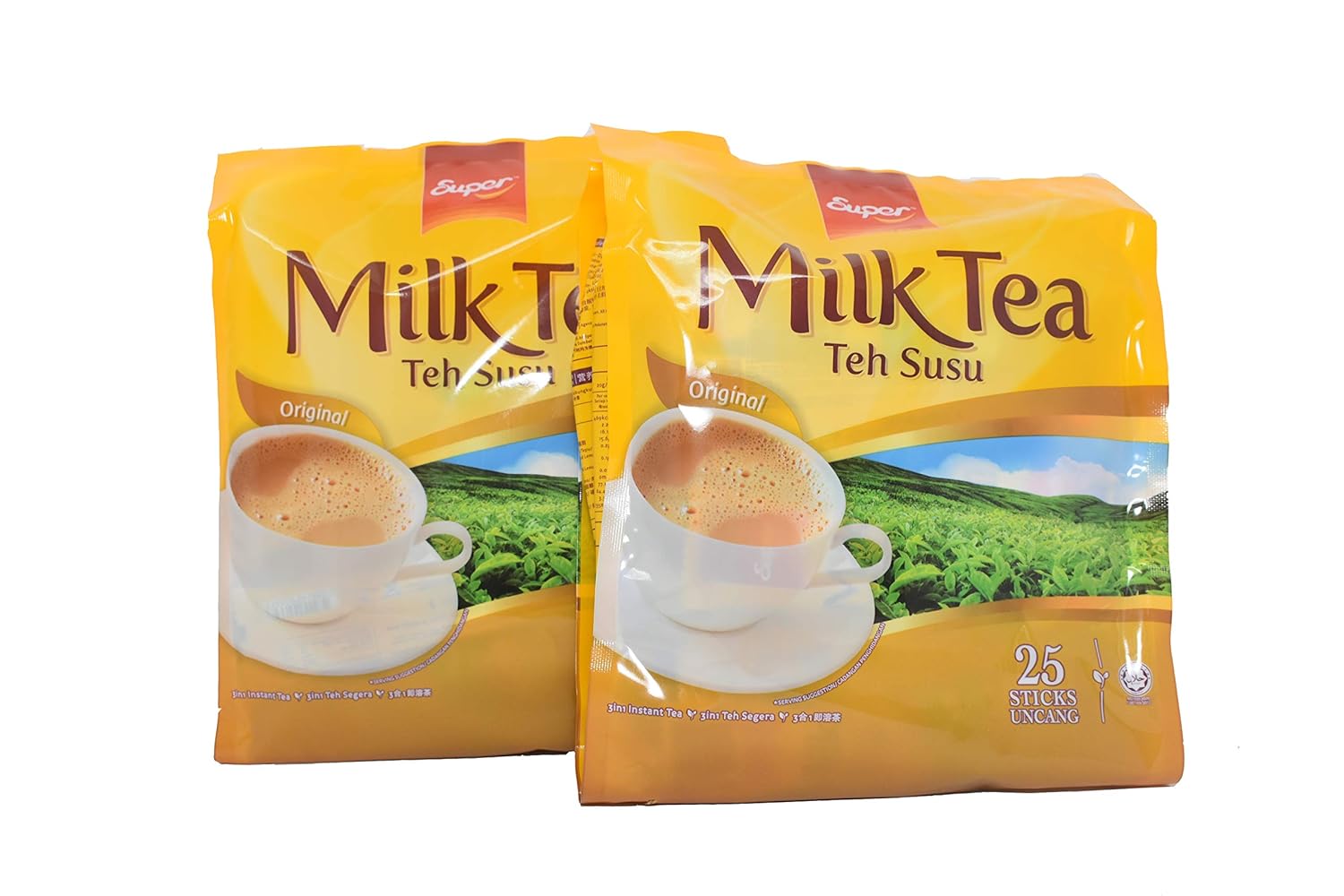 Amazon.com: SUPER Milk Tea Original 2 Packs (Total 50 sticks) : Grocery ...