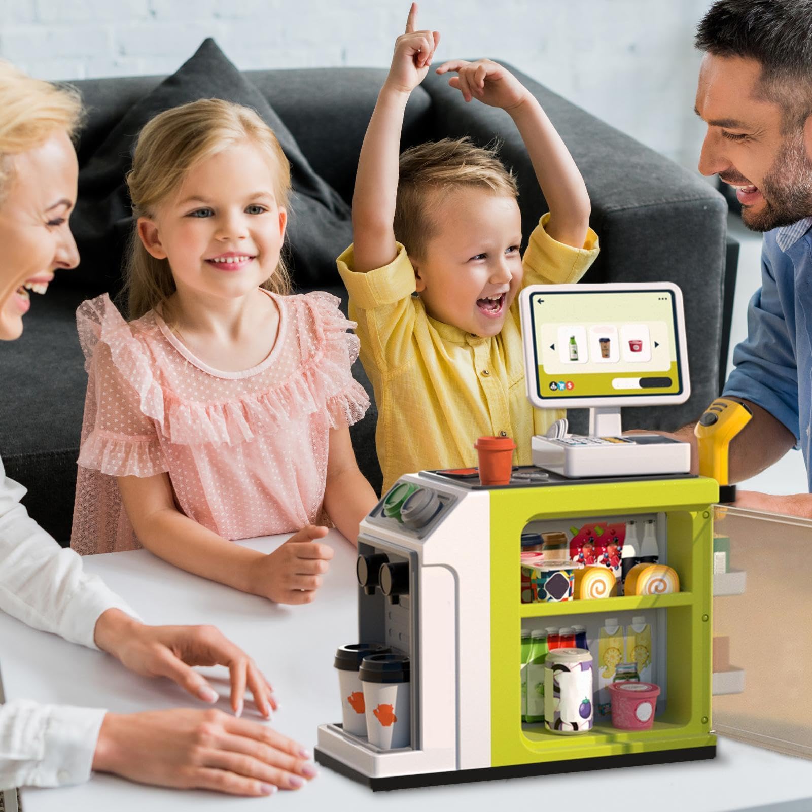 Banco del supermercato giocattolo Giocattolo Sensoriale Cartone Animato | Realistico Giocattolo Sensoriale Bambini Spesa Cartone Animato Per Casa, Asilo, e Scuola 'Infanzia