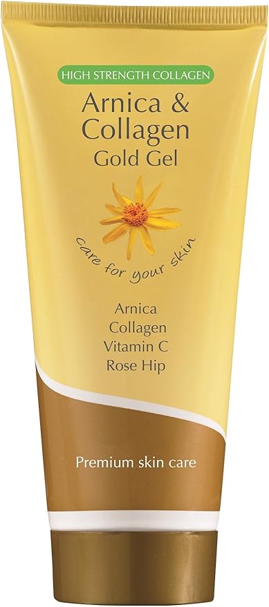 Amazon Com Arnica Collagen Gold Gel 7 Oz Tube Of A Very Effective Gel Your Best Bet For Bruises Swelling Muscle Stiffness Sprains And Strains With Daily Use Results Can Be
