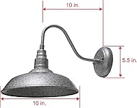 Vista 5 de AA Warehousing EL0424GV 1 - Luz exterior galvanizada para pared exterior