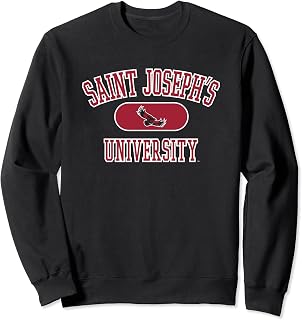 Elite Authentics St. Joseph's Hawks Unisex-Adult Black Classic Sweatshirt